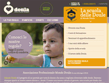 Tablet Screenshot of mondo-doula.it